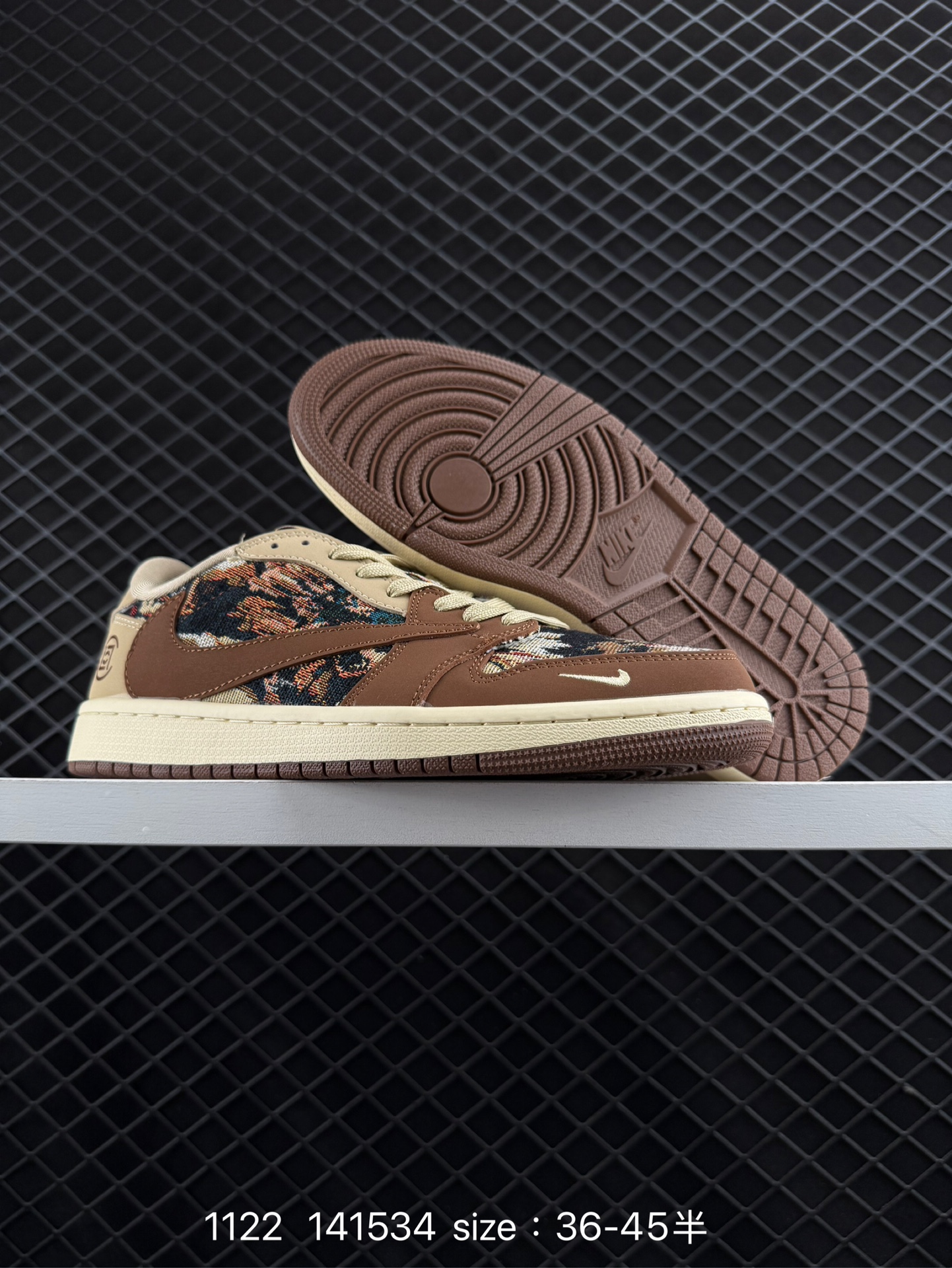 Travis Scott x Air Jordan 1 ” Reverse Mocha “